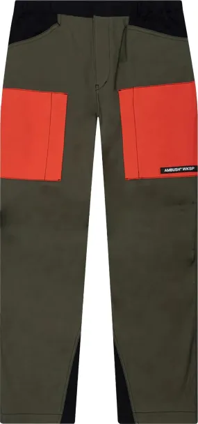 Ambush Panelled Cargo Pants 'Khaki', tan