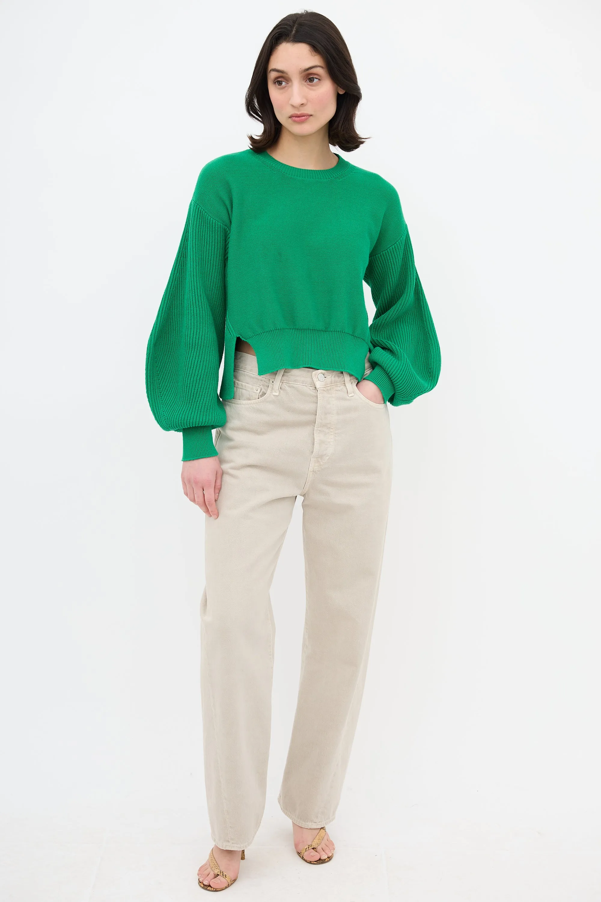 Balloon Sleeve Sweater