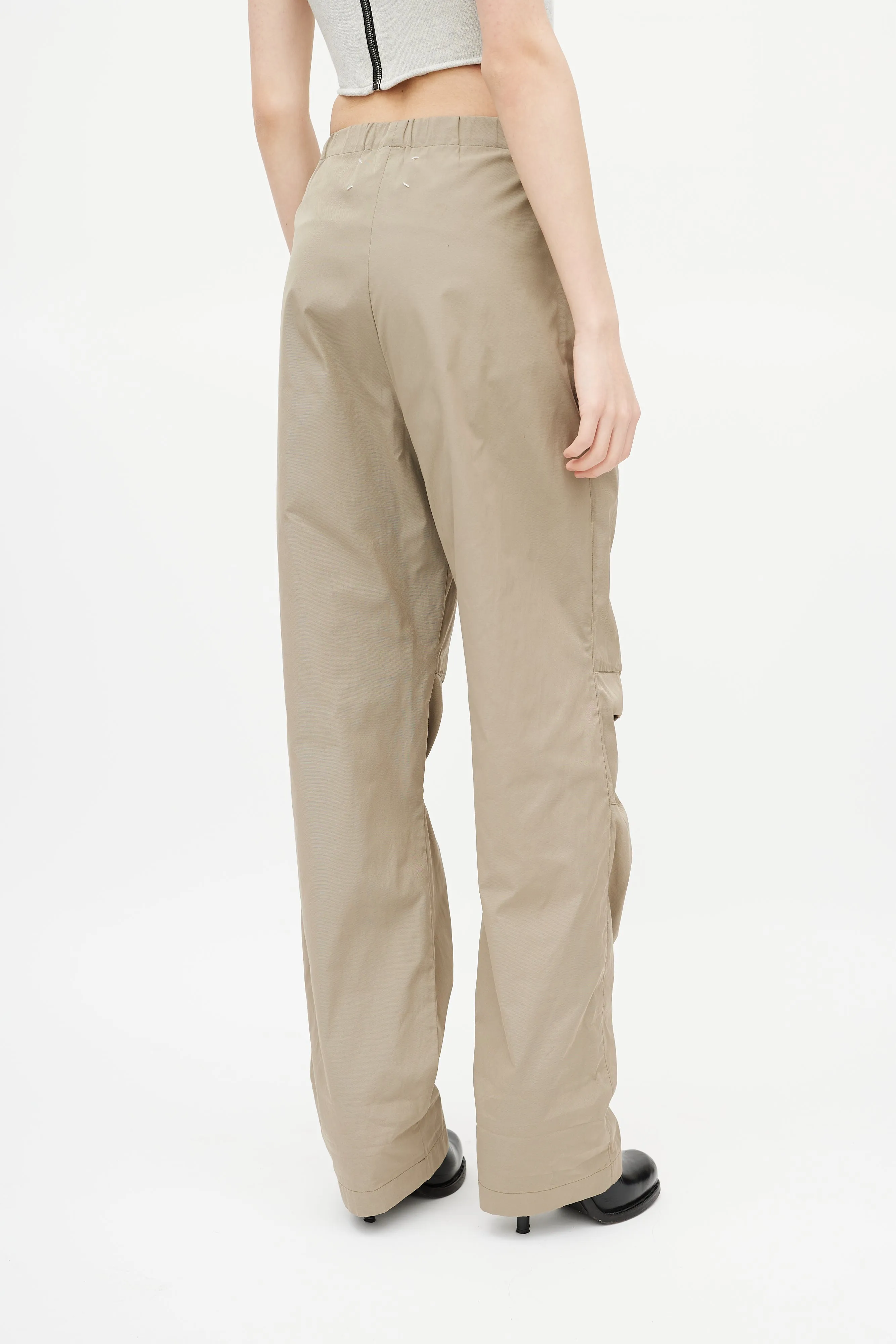 Beige Cargo Pant