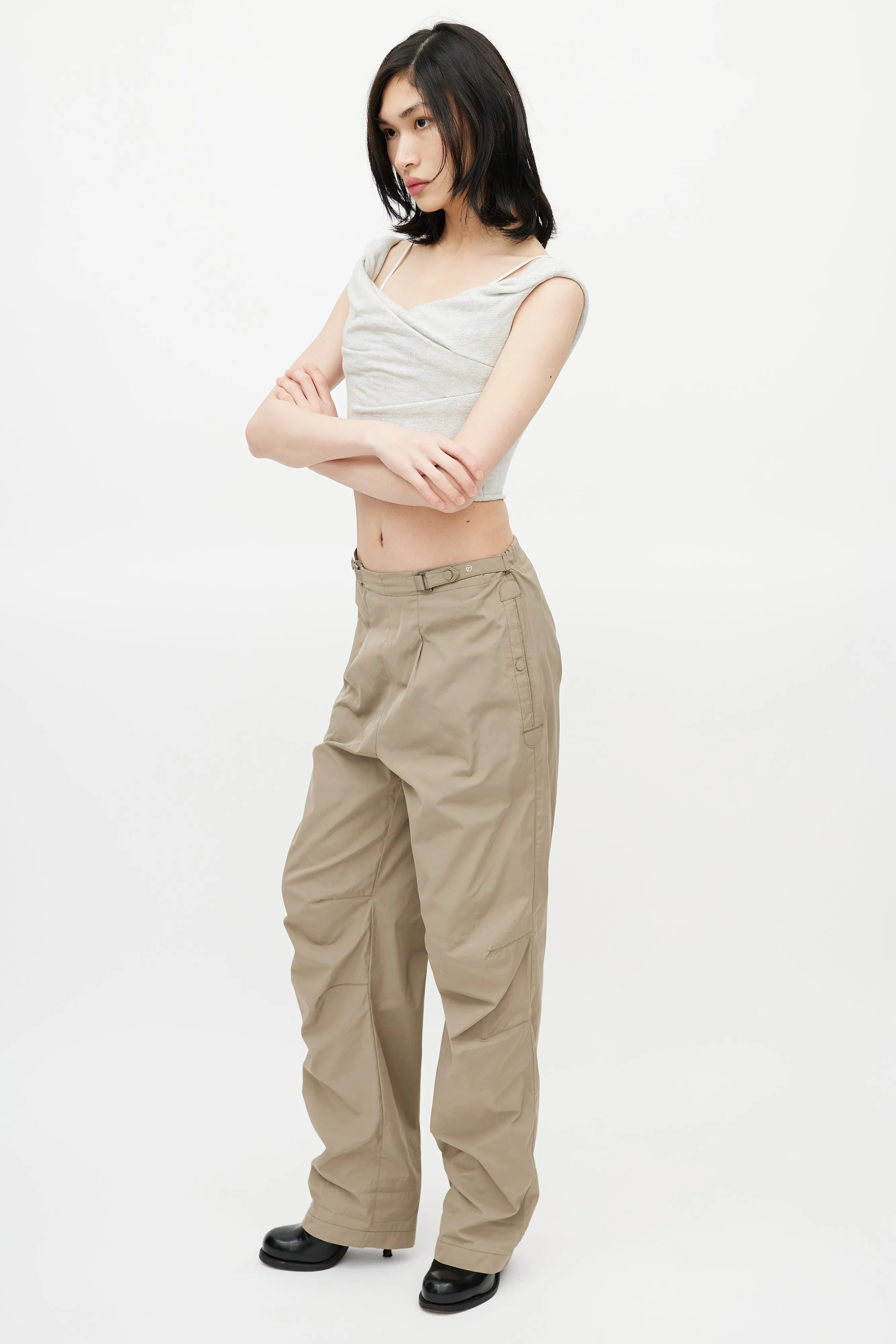 Beige Cargo Pant