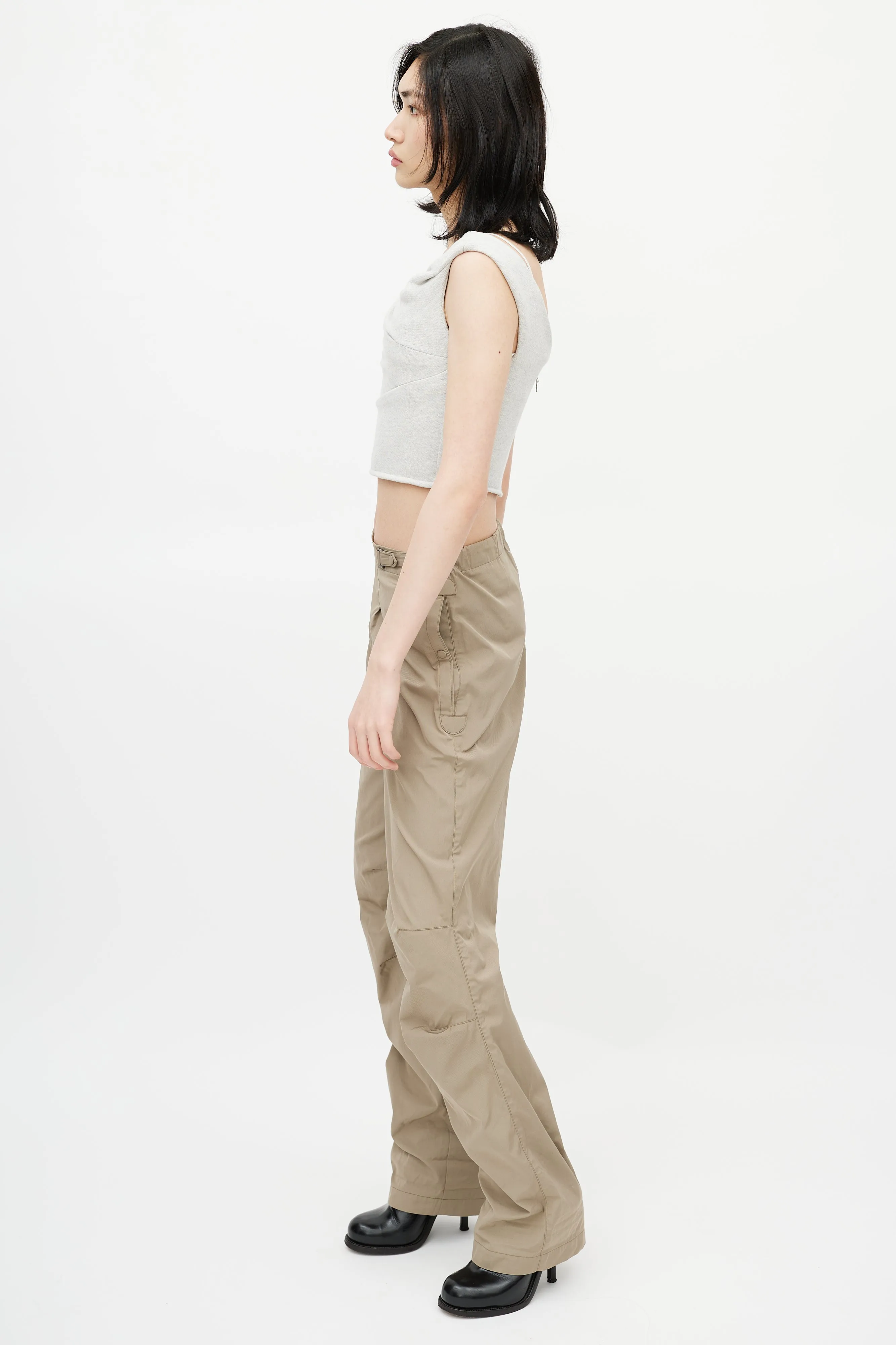 Beige Cargo Pant