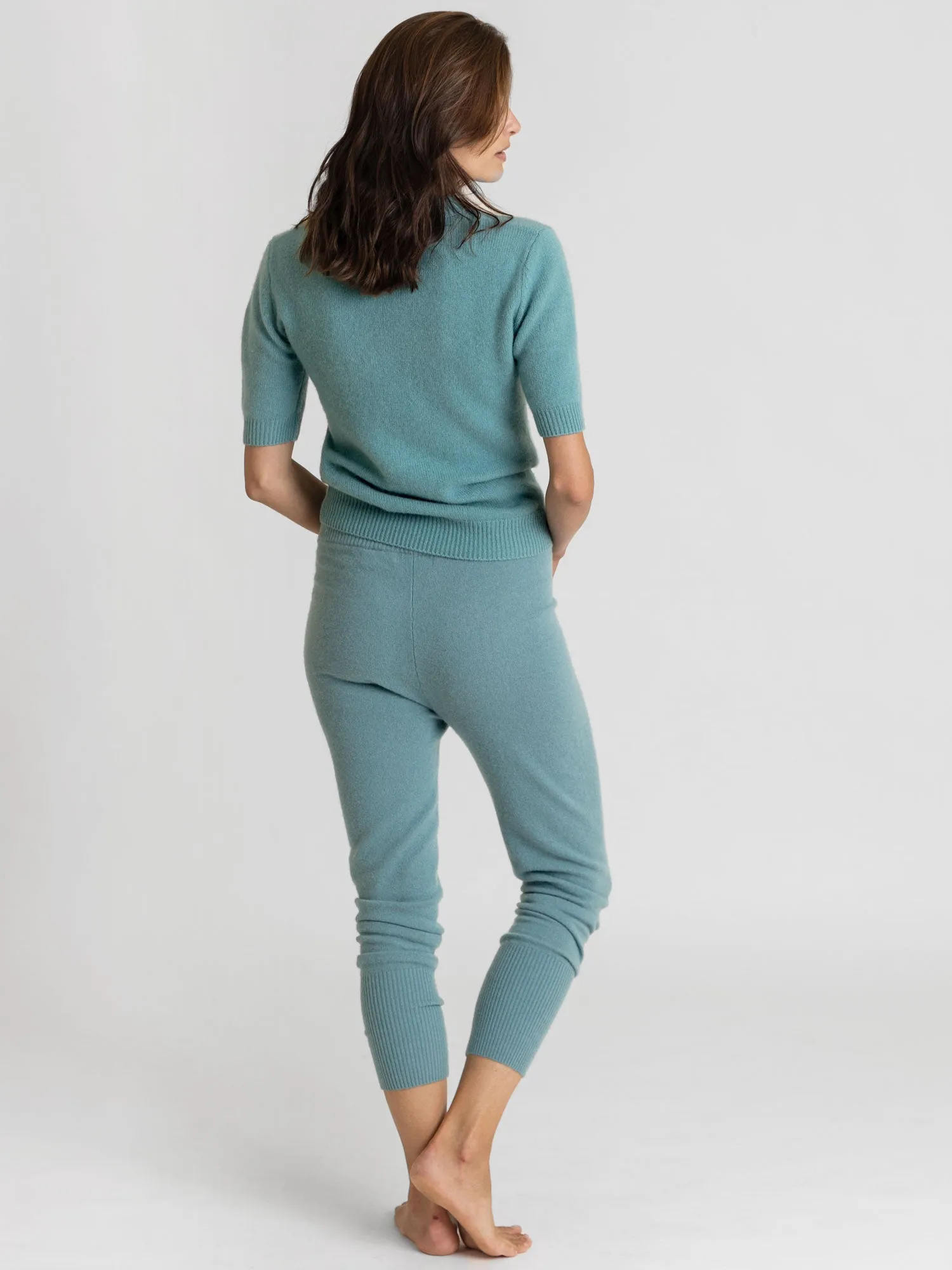 Cashmere "Chill pants" - arctic
