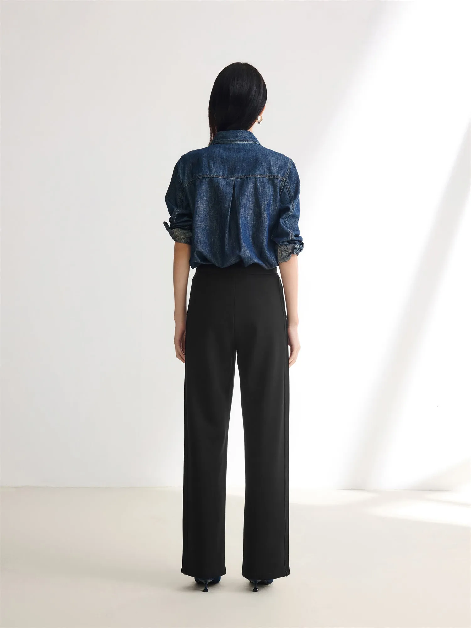 EP YAYING Stretch Suit Pants