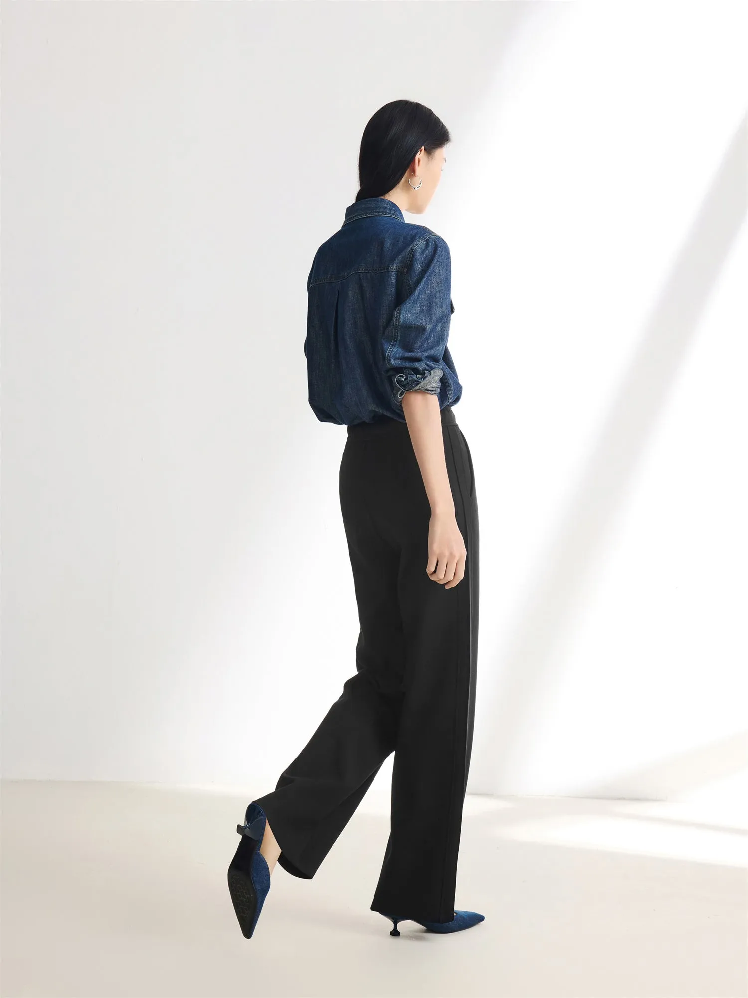 EP YAYING Stretch Suit Pants