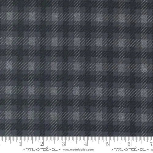 Farmhouse Flannel Small Plaid Black