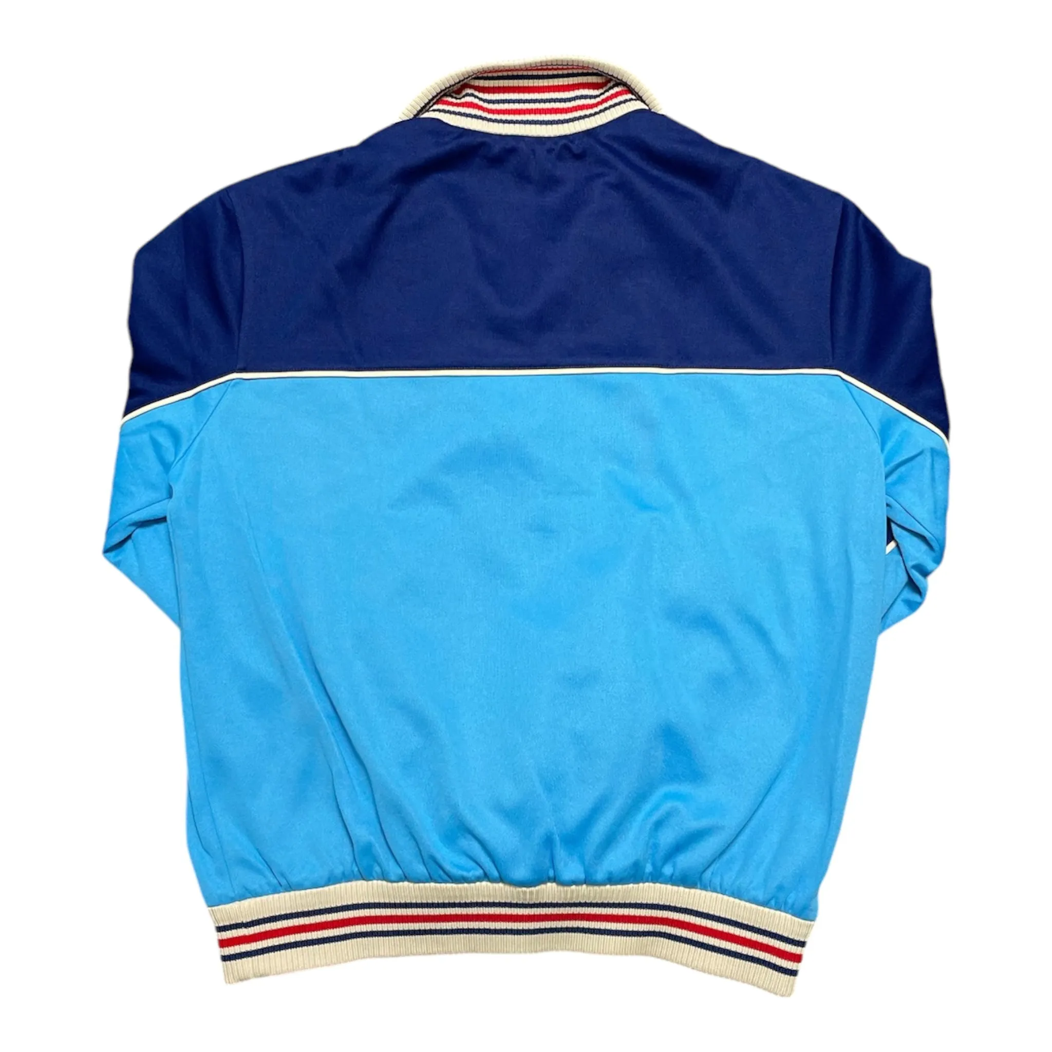 Gucci GG Patch Technical Track Jacket Blue Pre-Owned