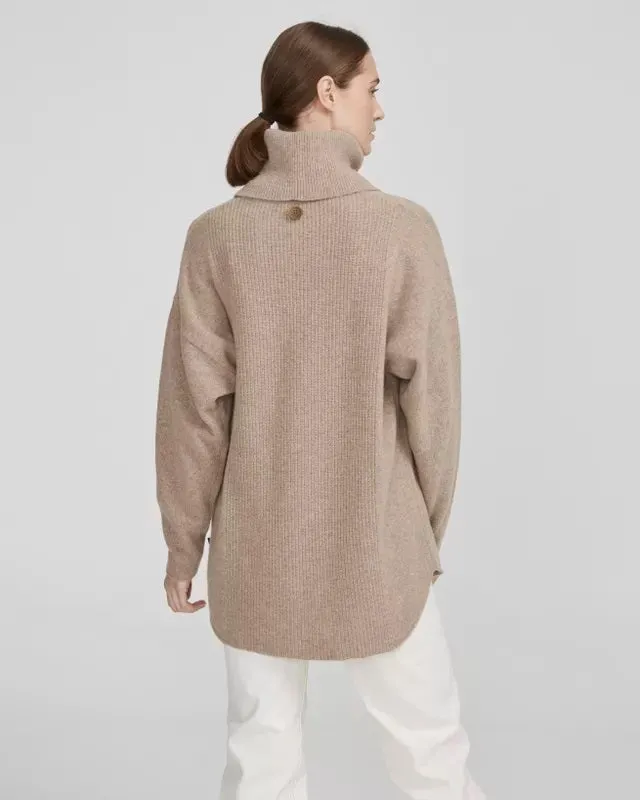 Holebrook Womens Estrid Rollneck Khaki