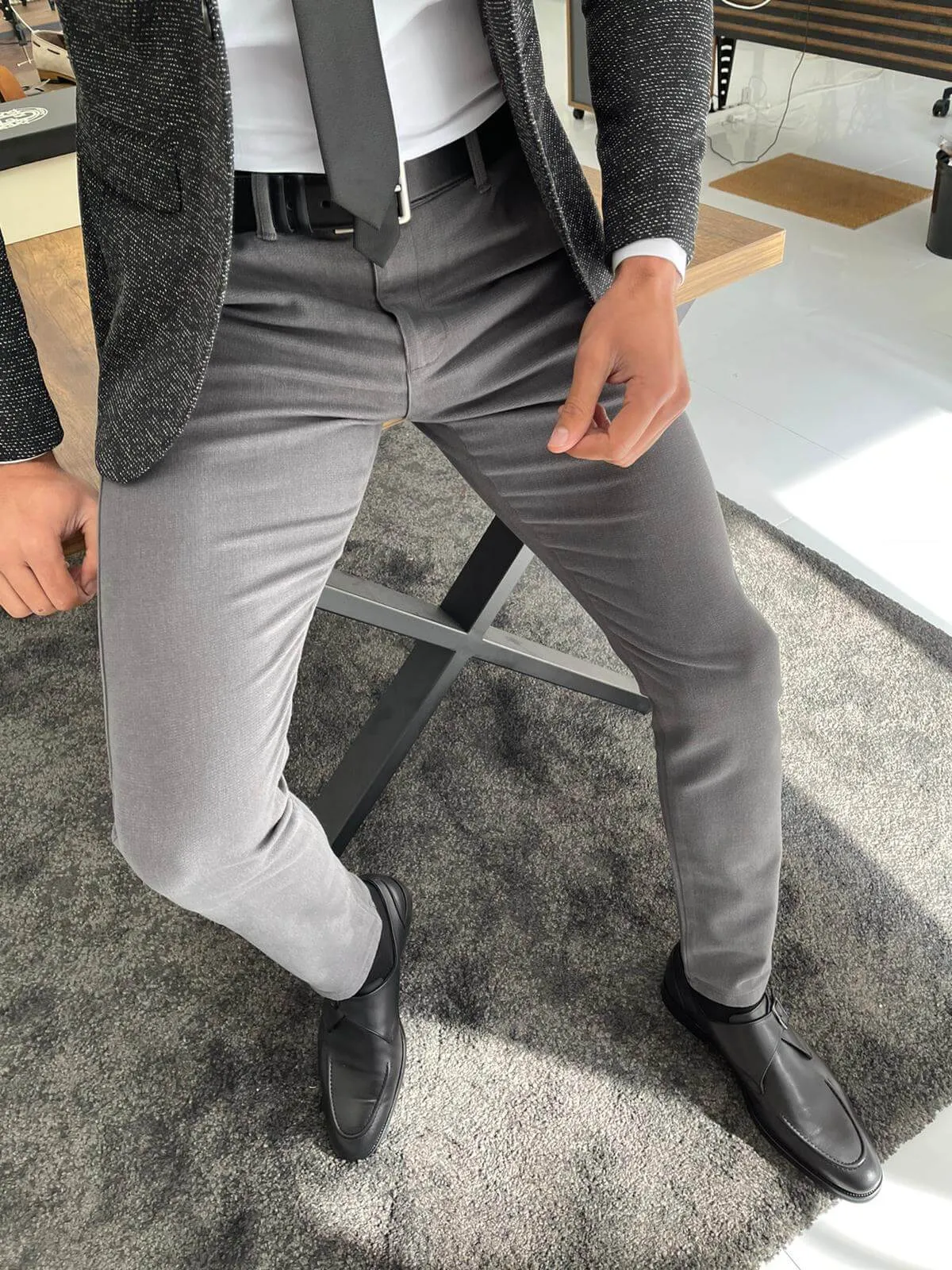 HolloMen Gray Trousers