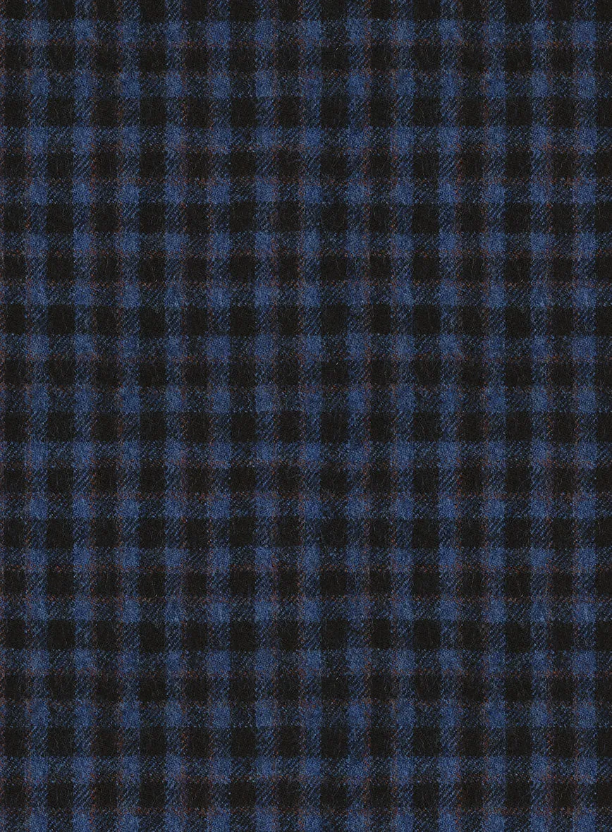 Italian Ervasi Blue Wool Pants