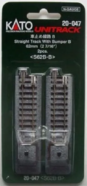 Kato 20-047 62mm (2 7/16') Bumper Type B S62B-B (N scale)