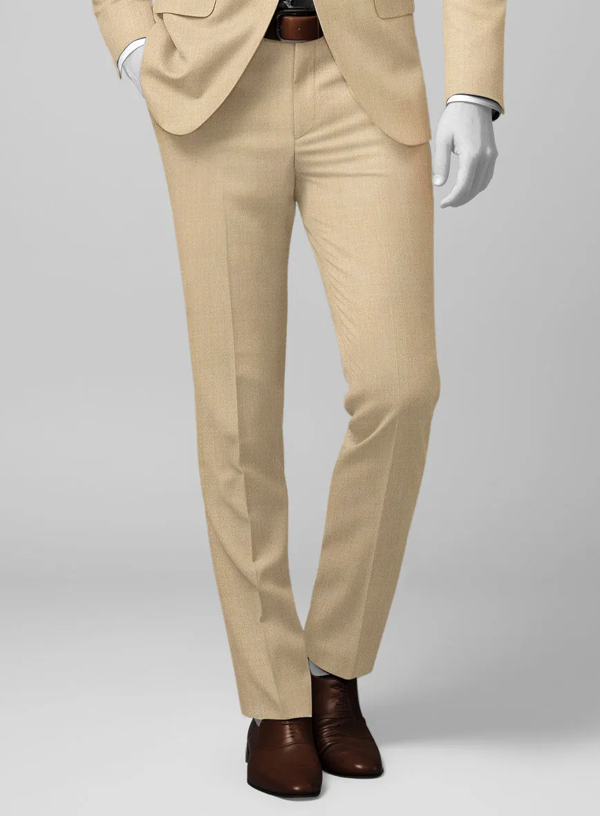 Napolean Stretch Khaki Wool Pants