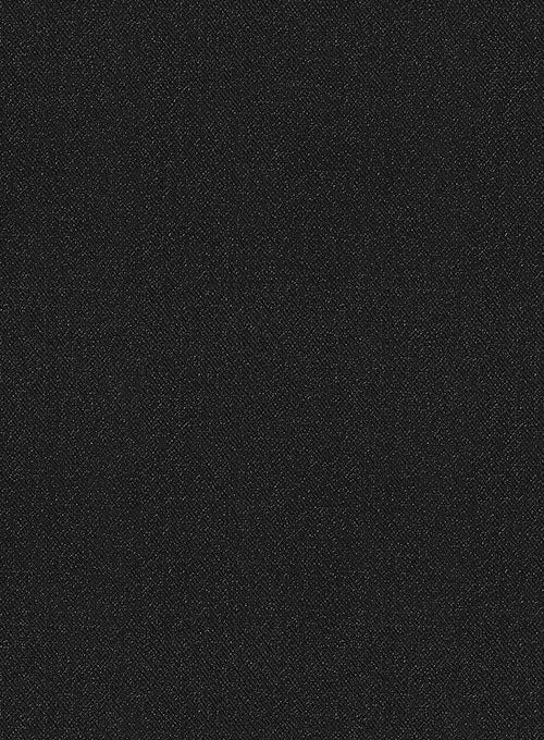 Napolean York Black Wool Suit