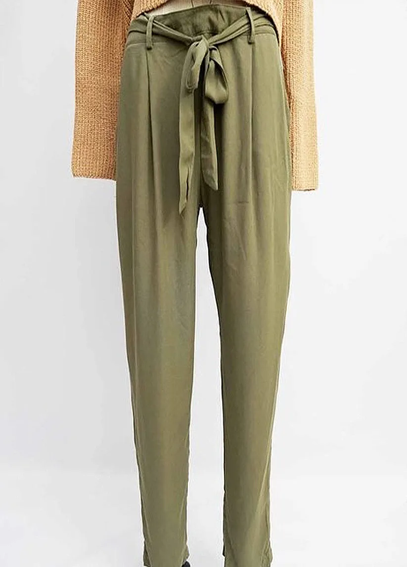 Olive Drawstring Pants