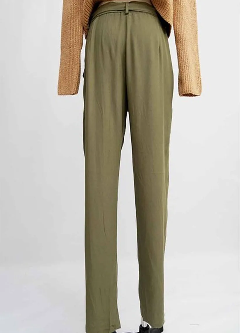 Olive Drawstring Pants