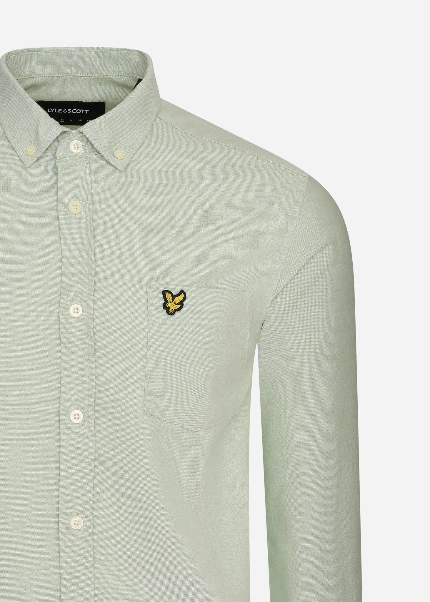 Oxford shirt - fern green white