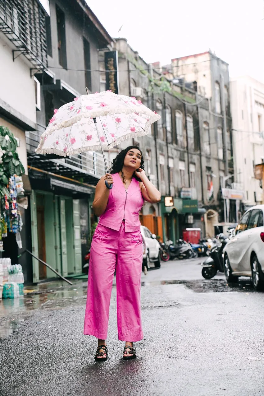 Pink Drawstring Pant