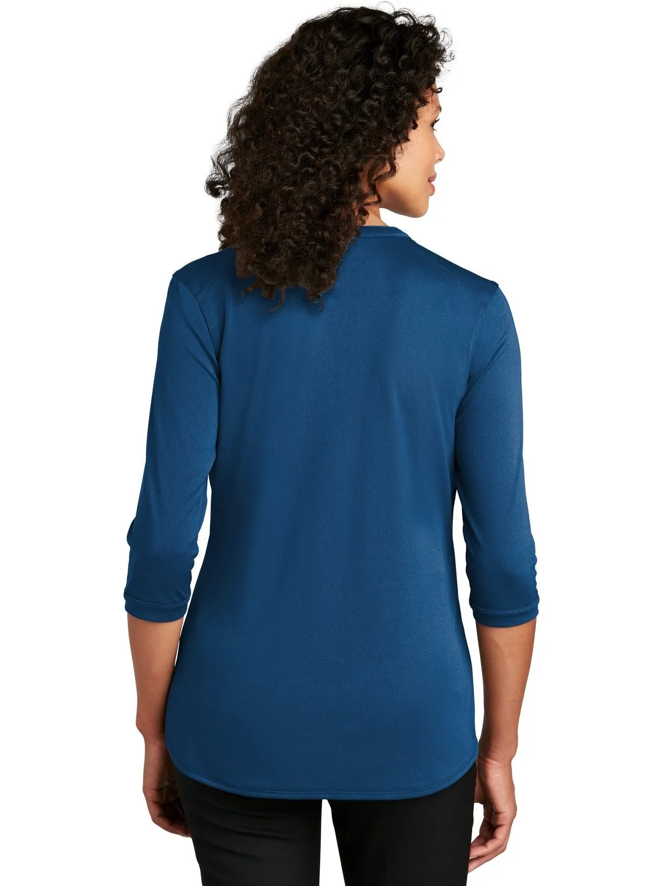 Port Authority Ladies UV Choice Pique Henley