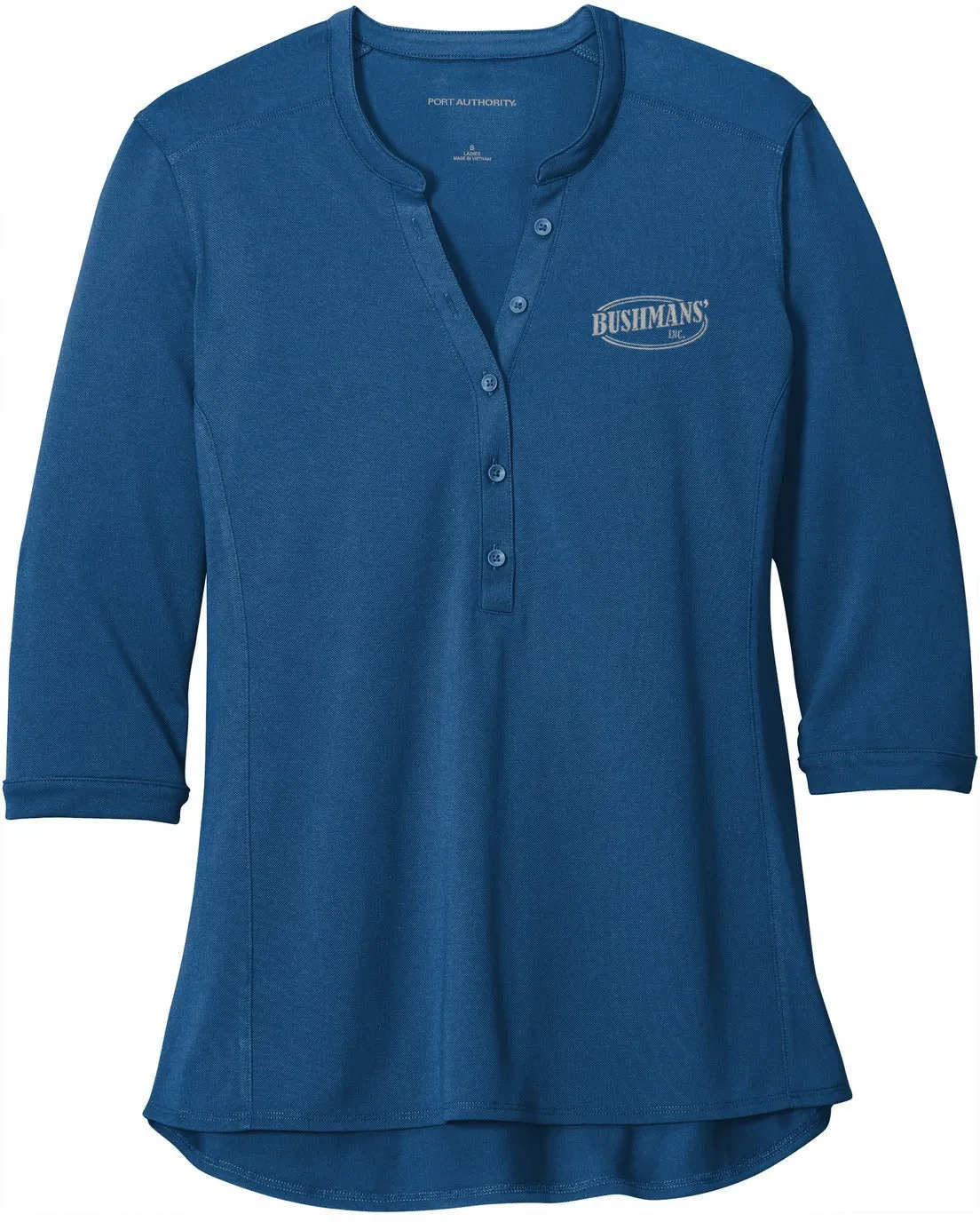 Port Authority Ladies UV Choice Pique Henley