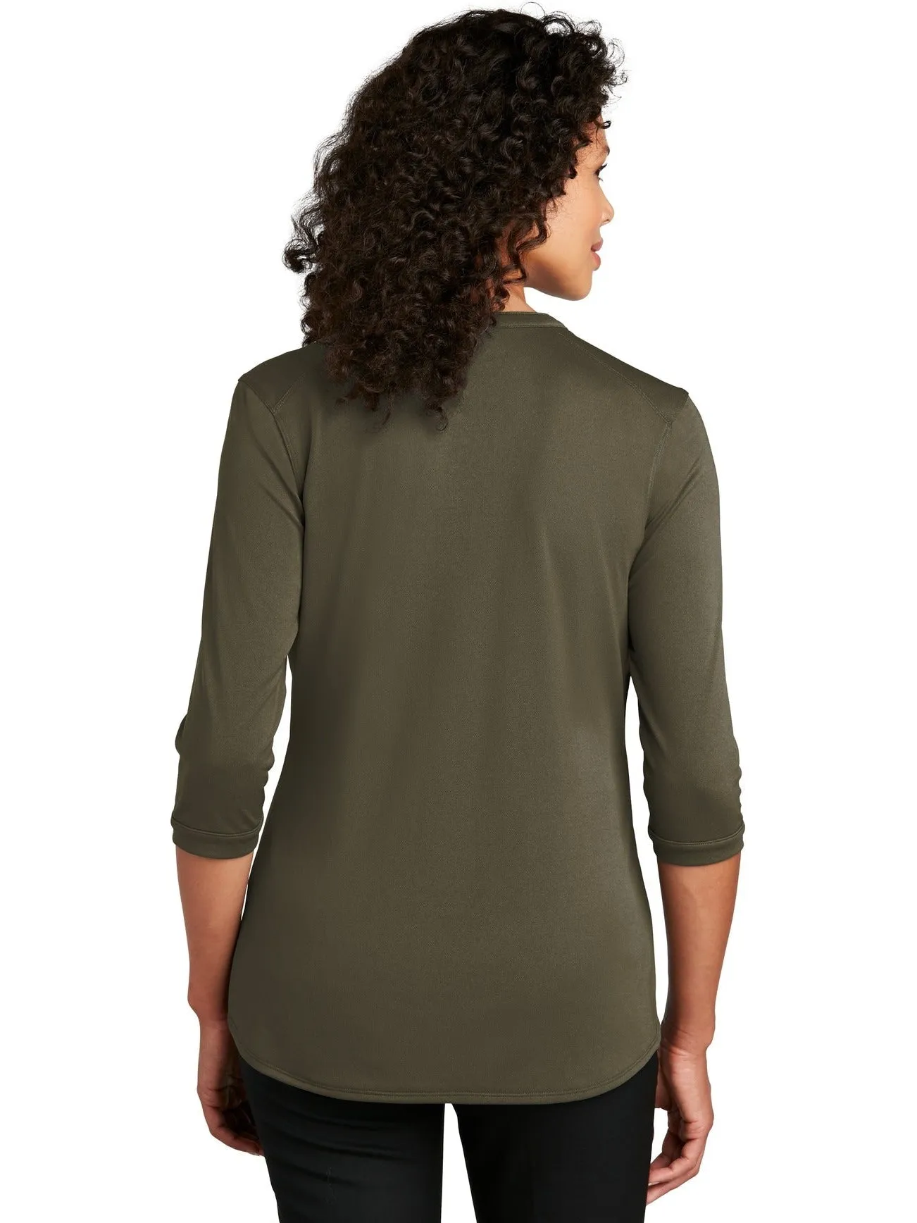 Port Authority Ladies UV Choice Pique Henley