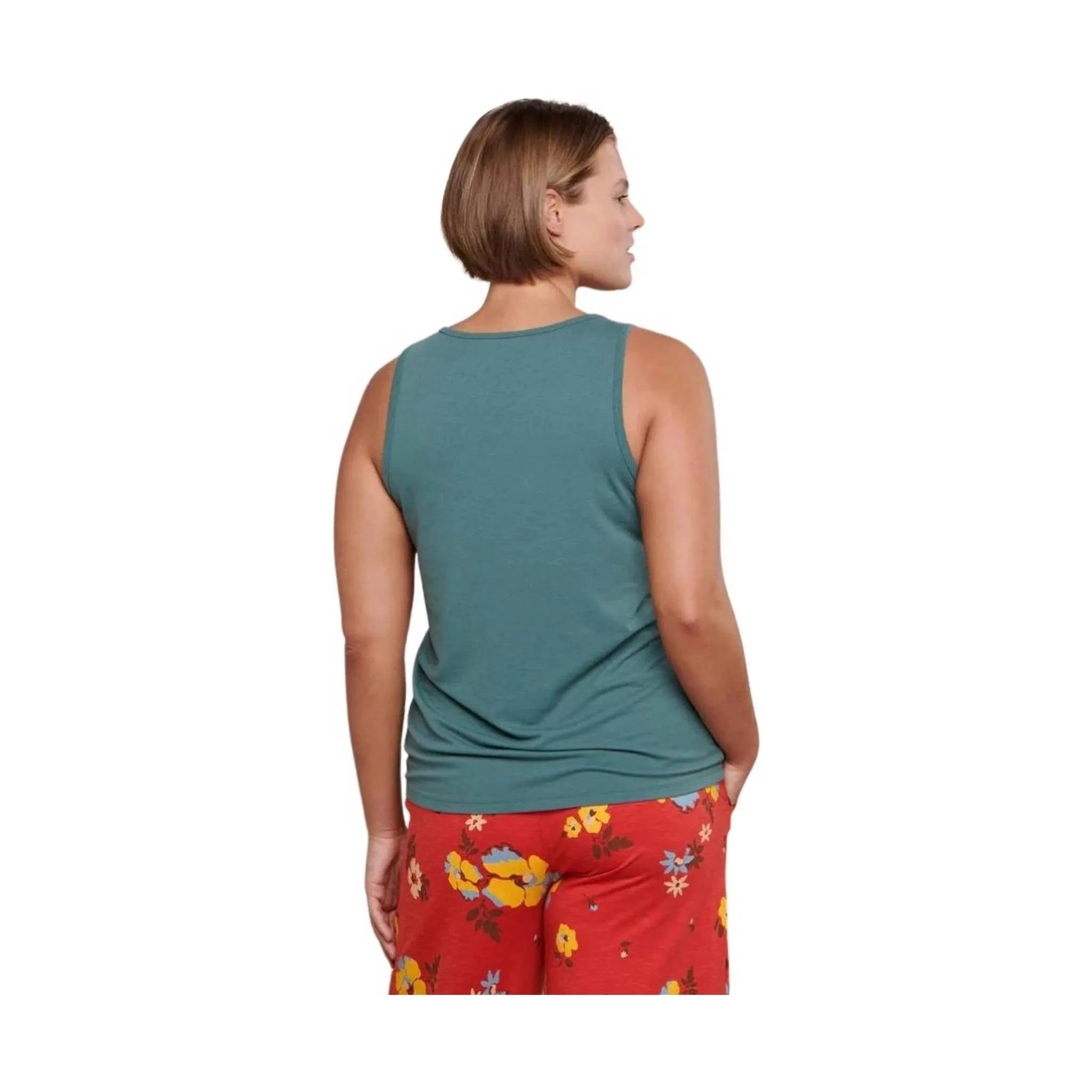 Toad & Co Women's Piru Henley Tank - Silver Pine