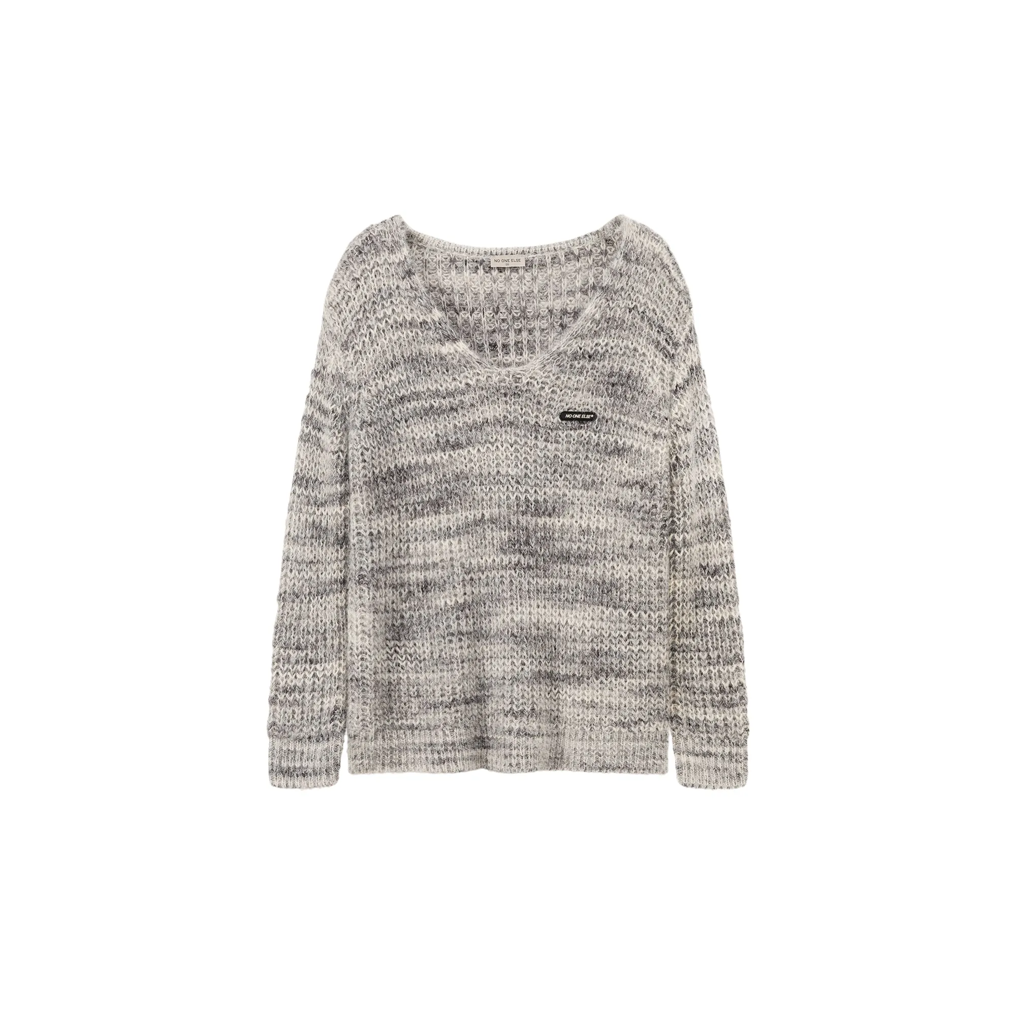 V-Neck Boxy Knit Sweater