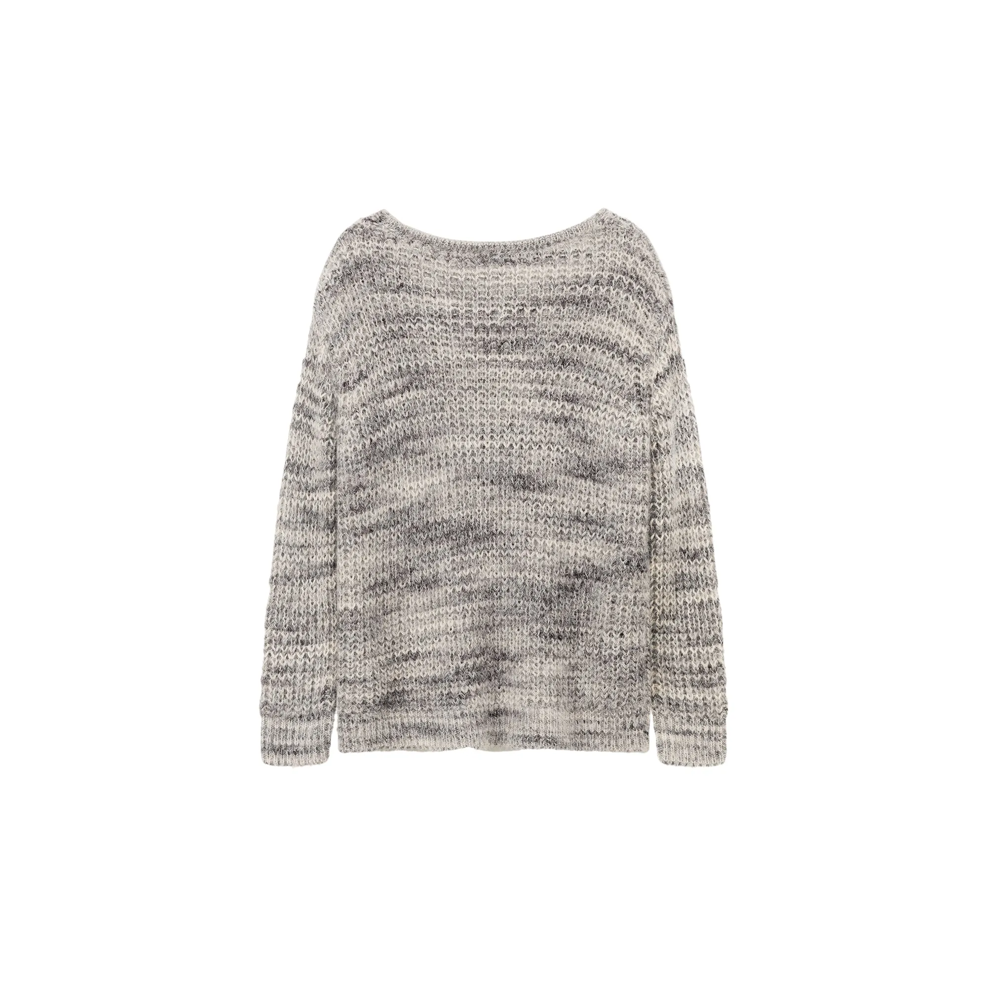 V-Neck Boxy Knit Sweater