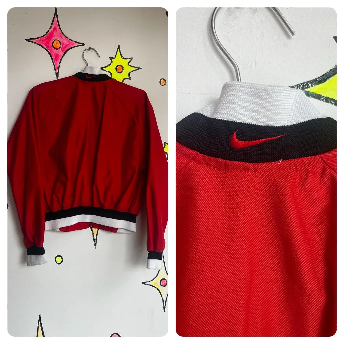 Vintage | Nike Retro Red Sporty Varsity Track Jacket | Small