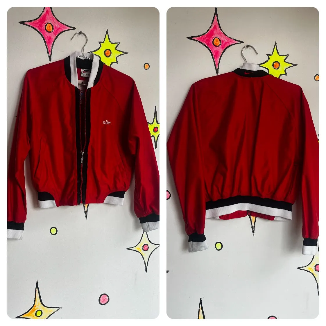 Vintage | Nike Retro Red Sporty Varsity Track Jacket | Small