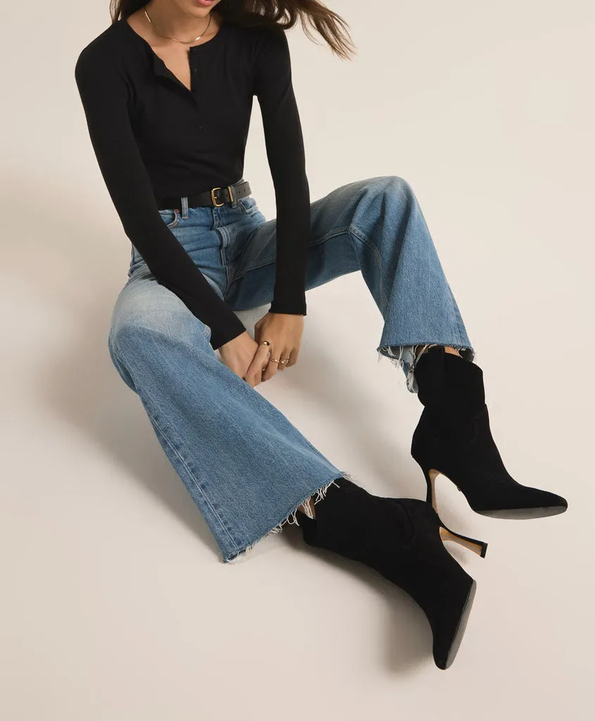 Z Supply Samara Rib Henley Bodysuit